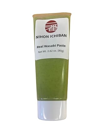Japan Made Authentic Wasabi Paste from 85% Real Wasabi 2.82oz - Ideal for Sushi, Sashimi and Grilled Meat and Fish or Mixing with Dressings and Mayonnaise