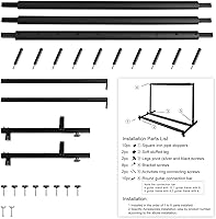 Vista 3 de Soporte de almacenamiento para guitarra, estante de exhibición de bajo, 9 soportes para guitarra acústica eléctrica, soportes de piso plegables