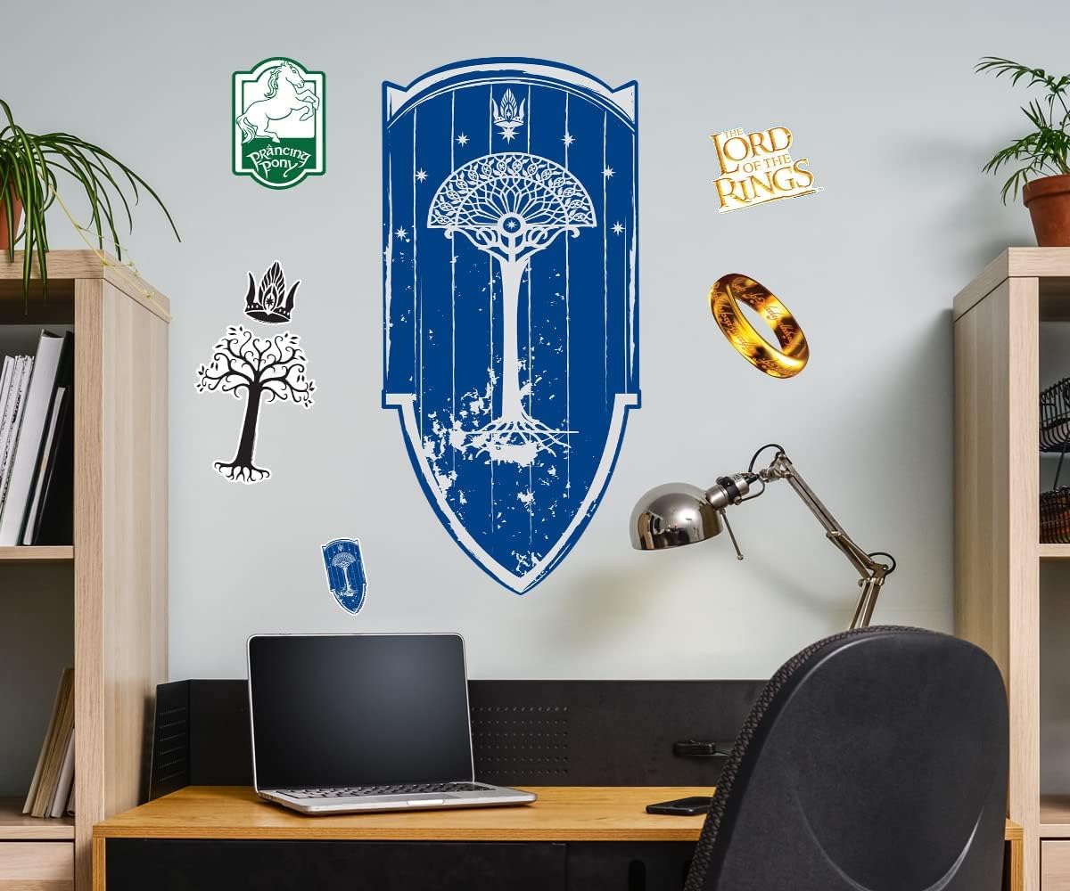 Lord of The Rings Gondor Movable Vinyl DIY Wall Art Stickers Set - Walls, Windows, Doors