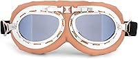 Vista 12 de Peicees - Gafas de casco vintage para motocicleta, gafas de moto, gafas de piloto de motocross