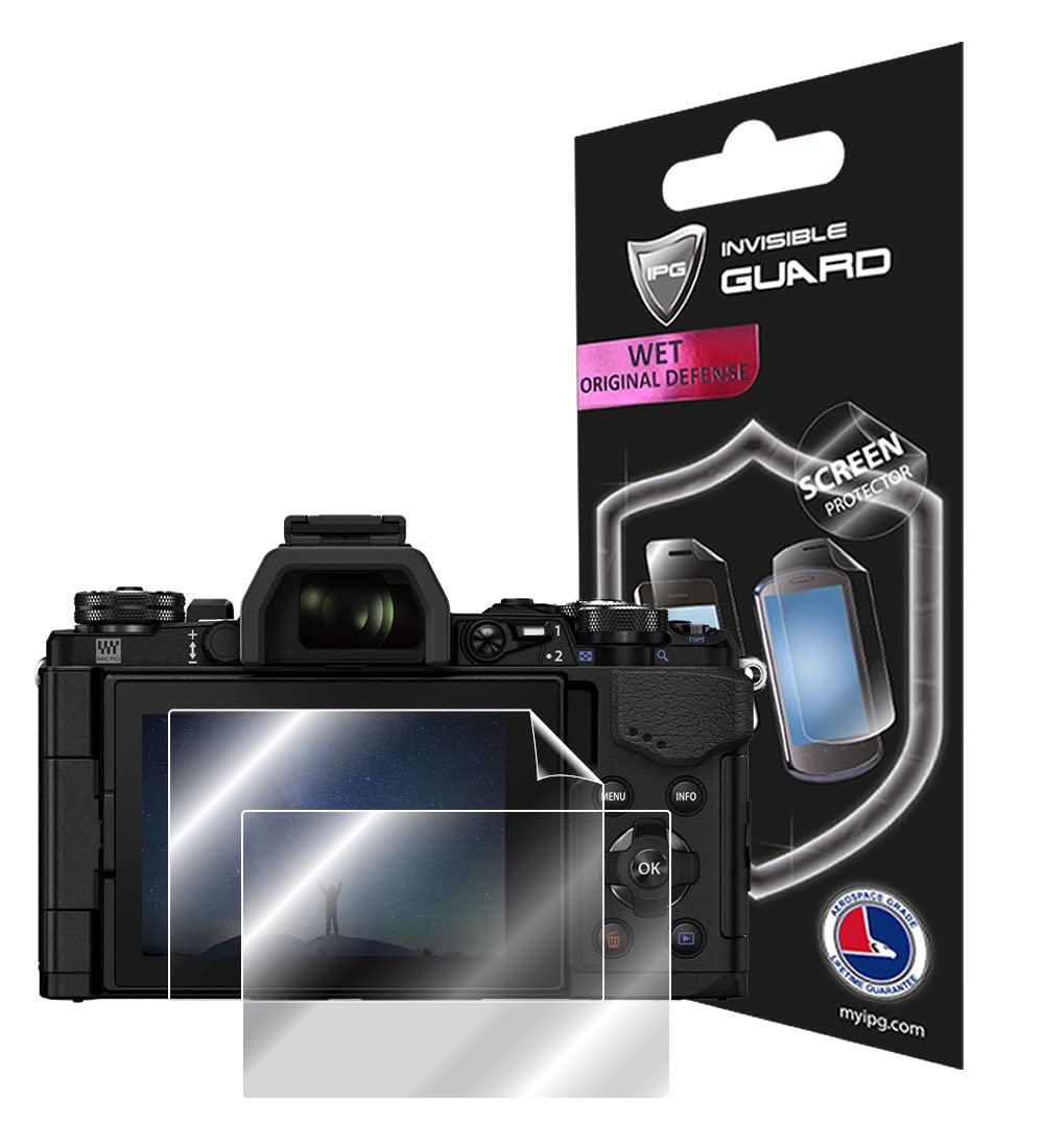 Protector de pantalla OLYMPUS E-M5 Mark III transparente invisible HD 2 unidades 6