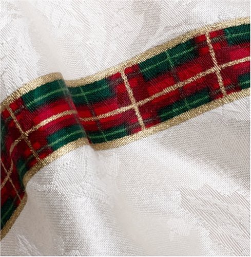 Lenox Holiday Nouveau Tablecloth, 70-Inch Round, Ivory #TOP1