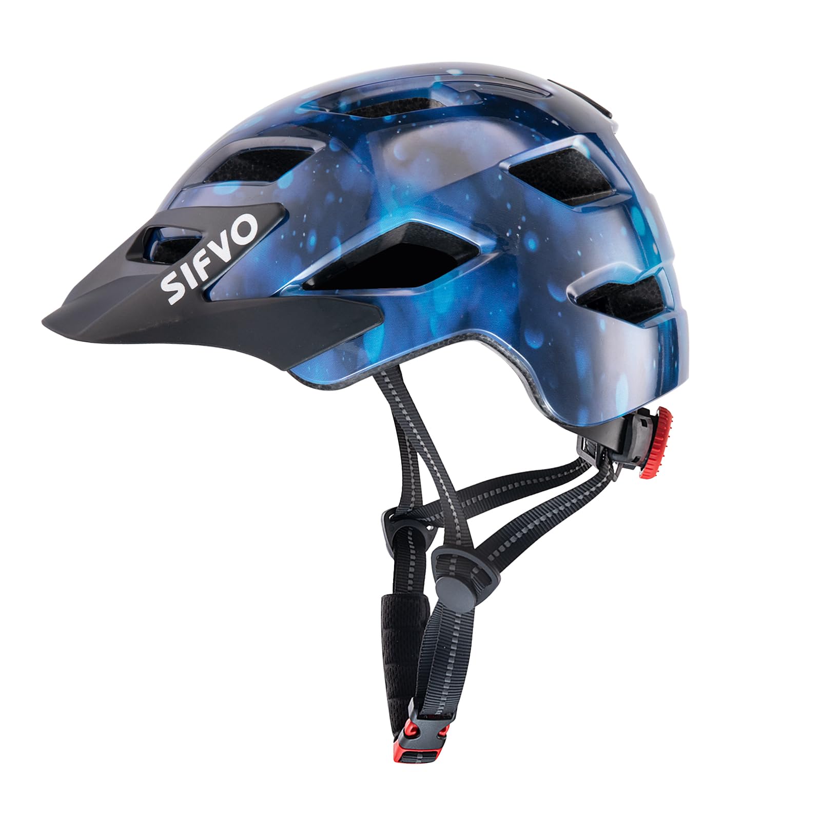 Kids Helmet, SIFVO Kids Bike Helmet Boys and Girls Bike Helmets with Cool Visor Helmet for Kid 5-14, Kid Bike Helmets Youth Bike Helmet Adjustable & Lightweight 50-57cm โ image 1