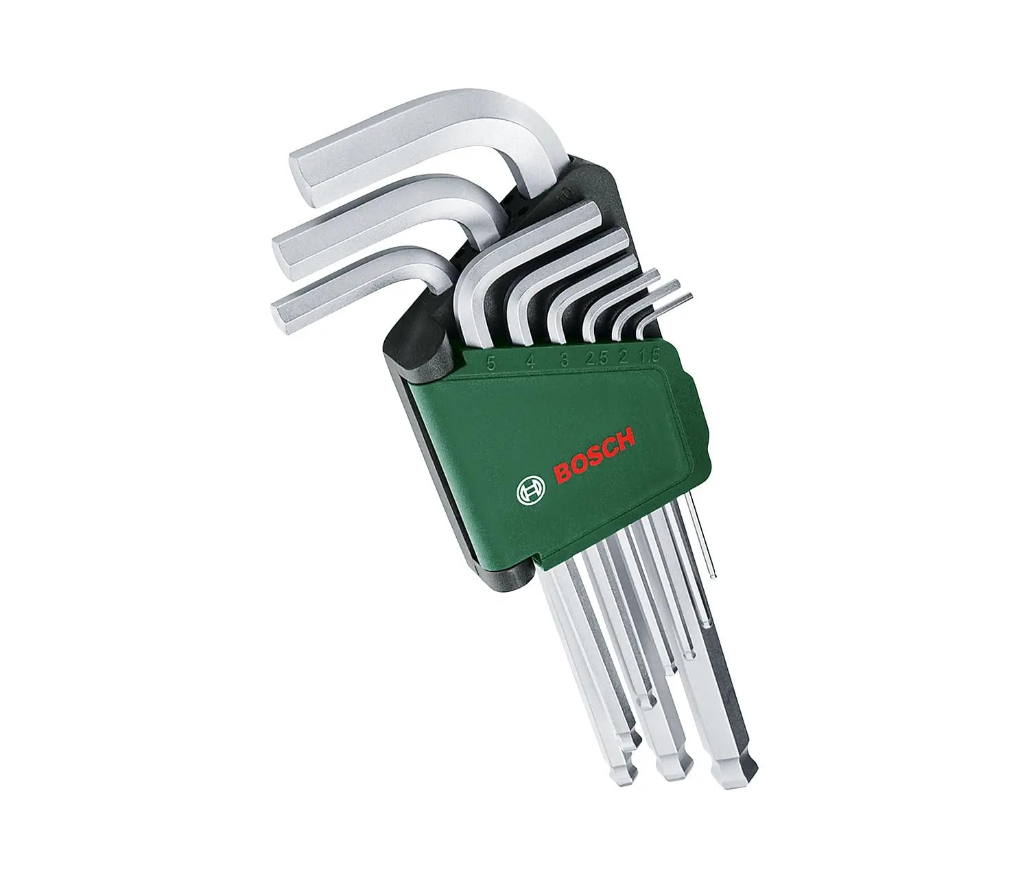 BOSCH 9-Piece Hex Key Set | 9 Sizes for Versatile Fastening
