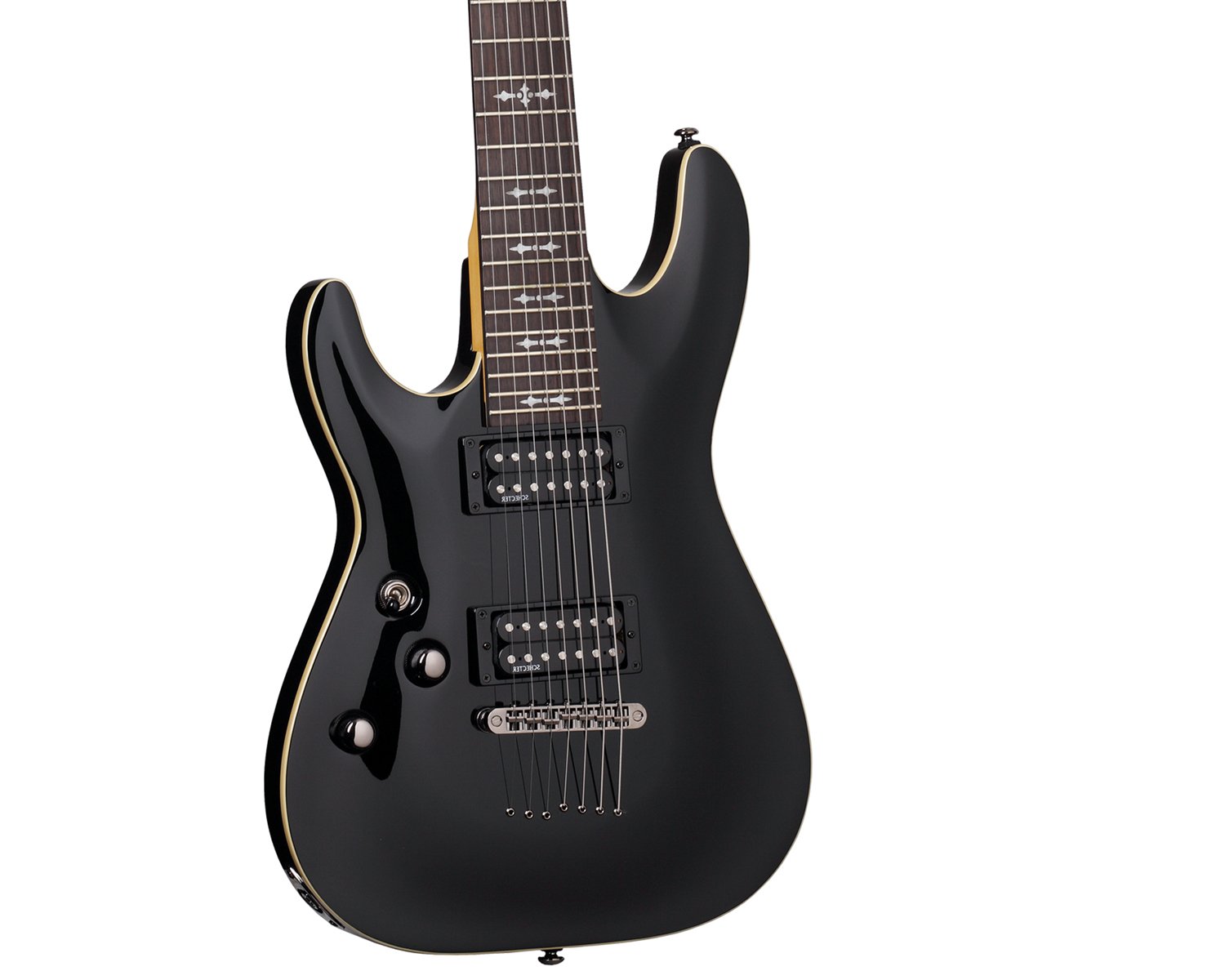 Amazon.com: Schecter OMEN-7 Left Handed 7-String Electric Guitar