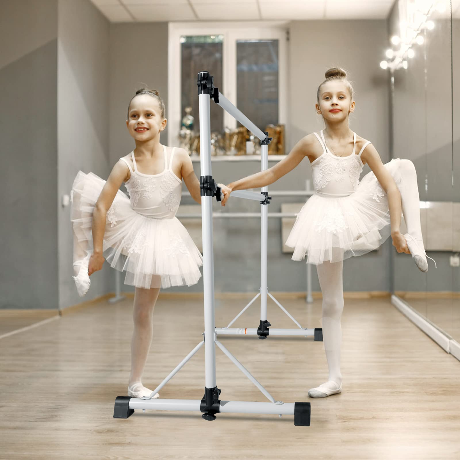 Buy Nothers 4FT Portable Stable Ballet Barre with Carry Bag for Dance ...