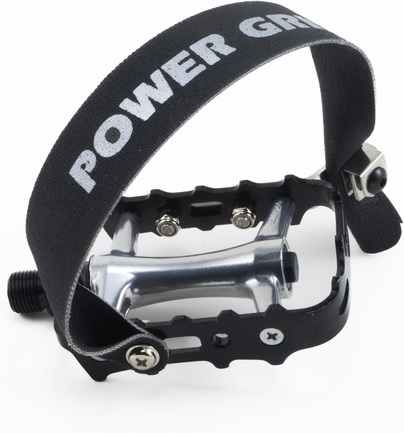 Power Grips High Performance Pre-Assembled Strap/Pedal Kit, Black
