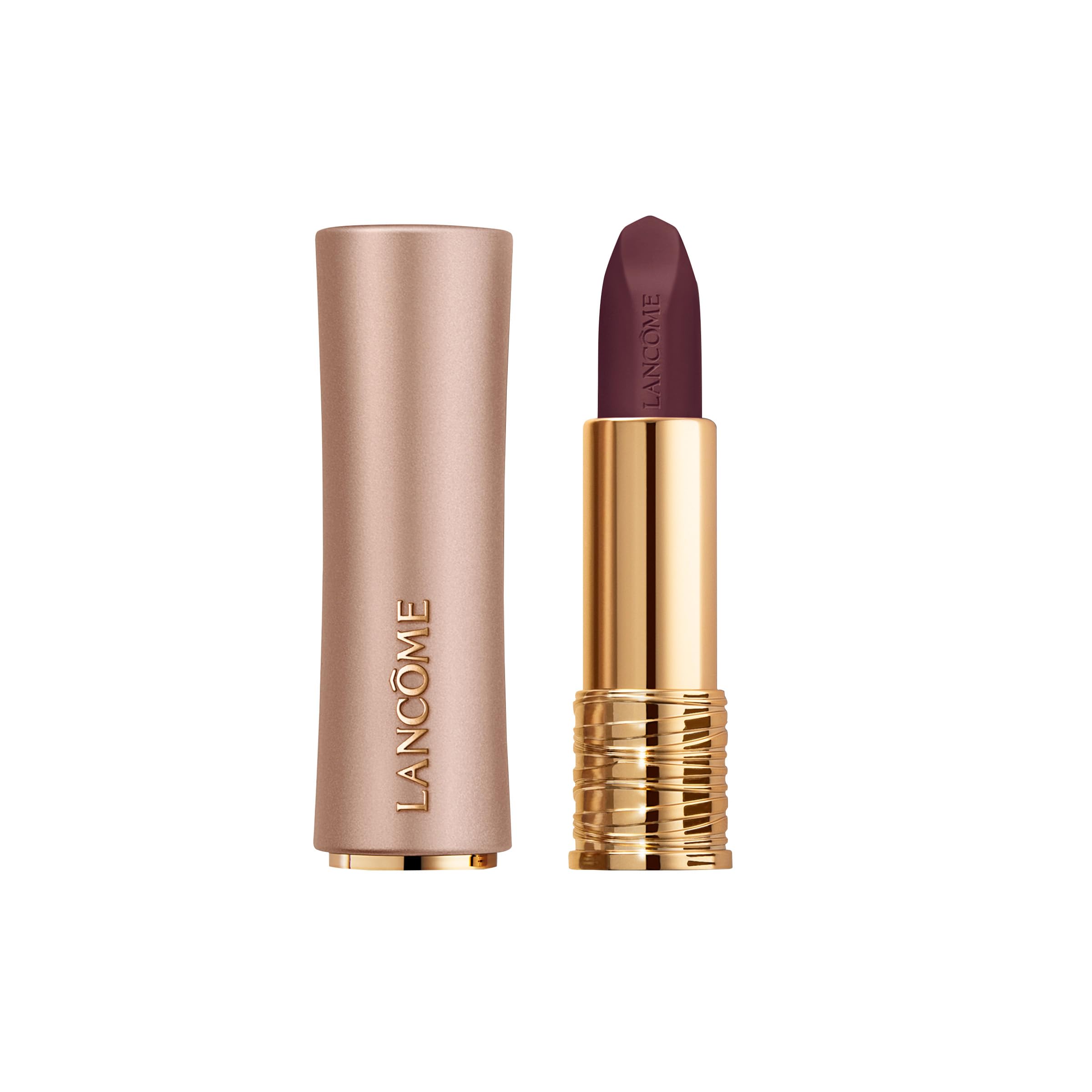 Lancôme L'Absolu Rouge Intimatte Velvet Matte Lipstick, Soft-Blur Finish, Ceramide & Rose Extract, Precise Bullet, Comfortable Wear & Luxurious Jewel-Like Case, Shade: 460 Burst of Joy, 3.4g