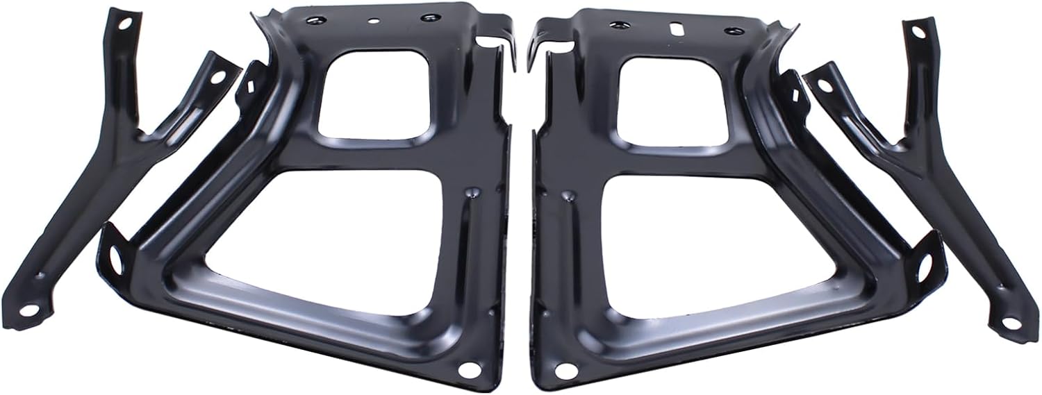 MOTOKU Rear Driver and Passenger Side Step Bumper Bracket kit for Ram 1500 2009-2018, Ram 1500 Classic 2019-2024, Ram 2500 2010-2018, Ram 3500 2010-2018
