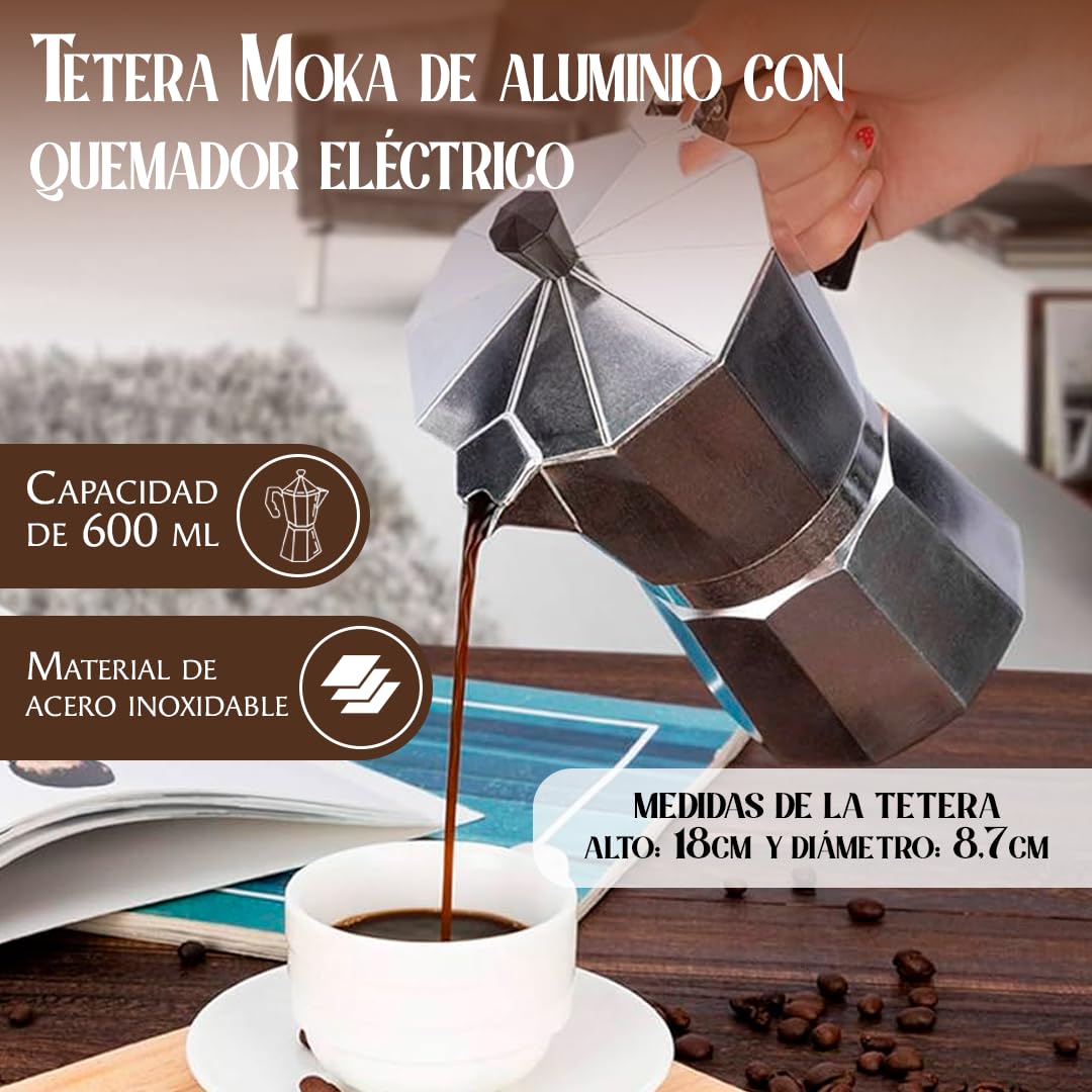 Kit de Iniciación + Itálica BITOL 4 Cafés de Especialidad 100% Arábica (Colombia, Guatemala, Cuba y Costa Rica) 4 x 500 g + Molinillo Manual y Cafetera Moka | Notas de Caramelo y Frutos Secos