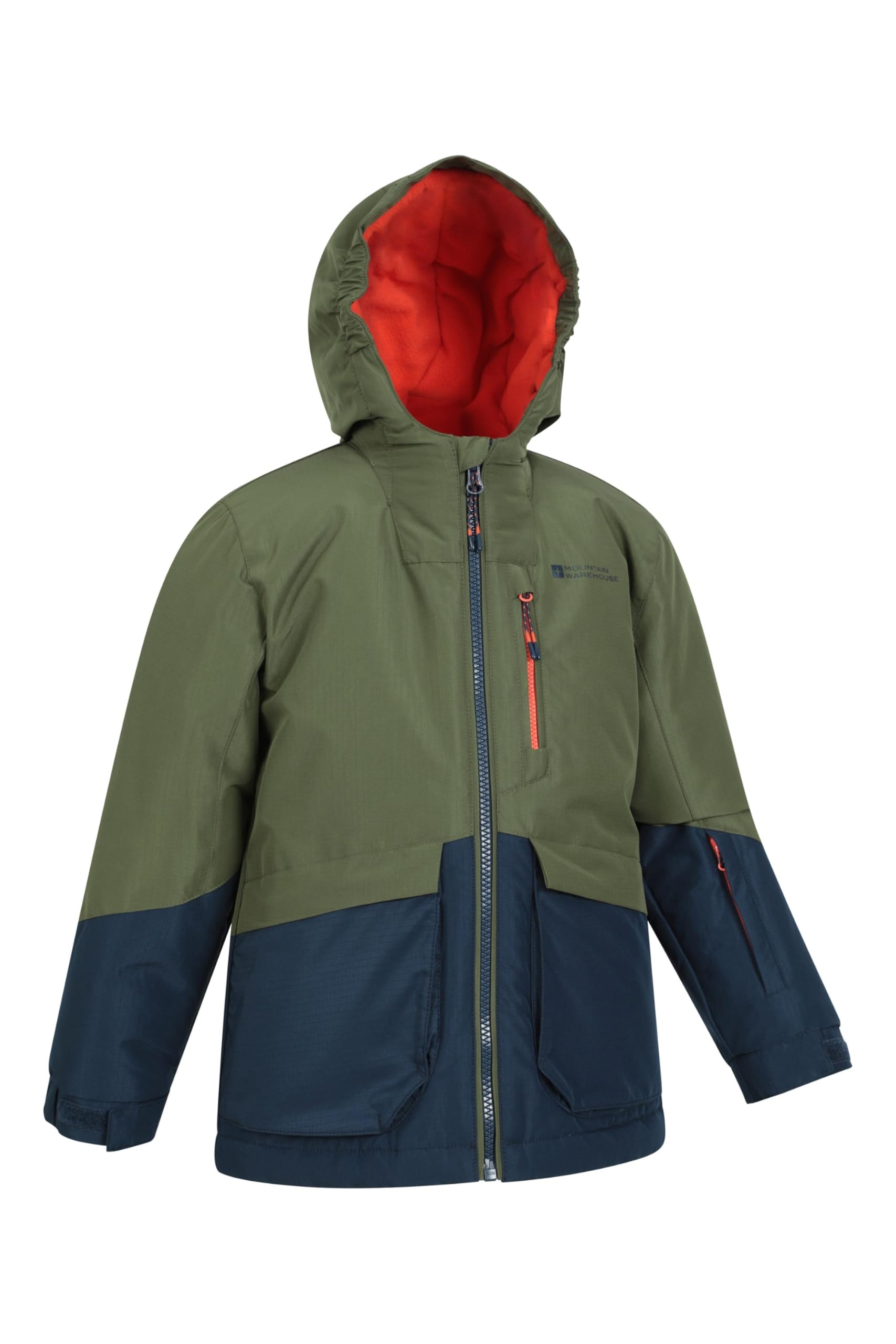 Mountain Warehouse Cosmos Veste de Ski imperméable pour Enfant - Manteau imperméable, Jupe Pare-Neige et Poche Avant, pour garçon et Fille - Idéal pour l'hiver, Le Ski