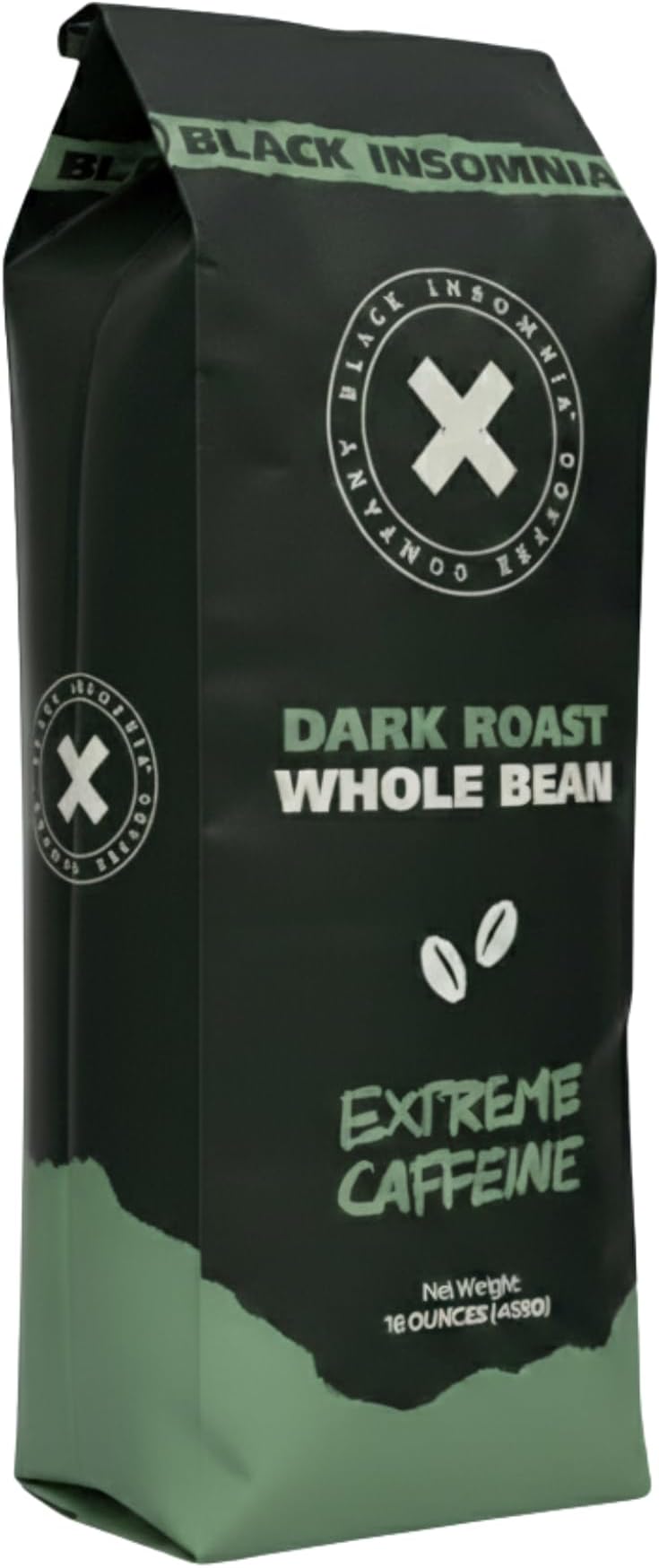 Dark Roast Whole Bean - Strongest Coffee In The World - 1lb Bag