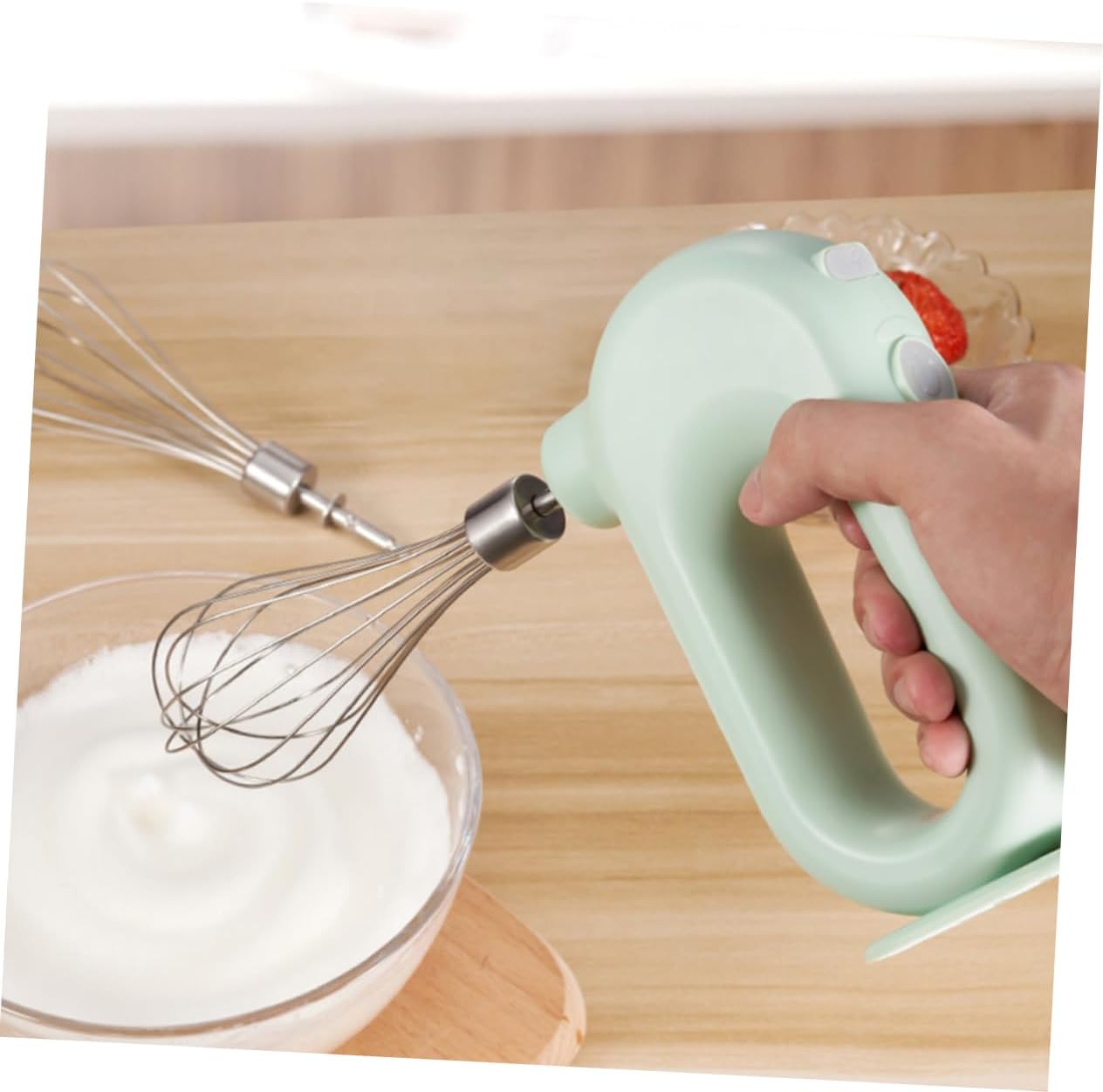 STOBAZA Egg Beater Whisk Electric Power Hand Mixer Hand Mixer Set Efficient for Baking