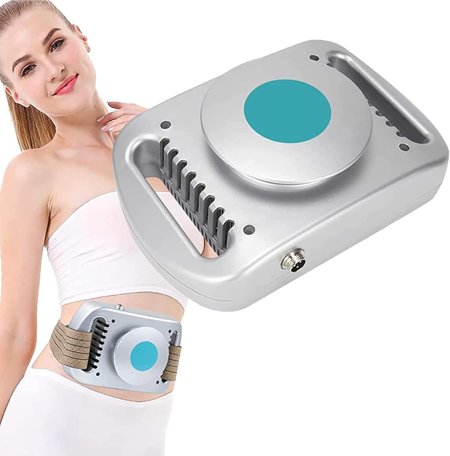 XJZHANG Portable Freezing Fat Removal Machine, Cryolipolysis Shaping Beauty Instrument, Belly Fat Burner Belt Body Lipolysis Shaping Slimming Machine, for Fat Removal Weight Loss