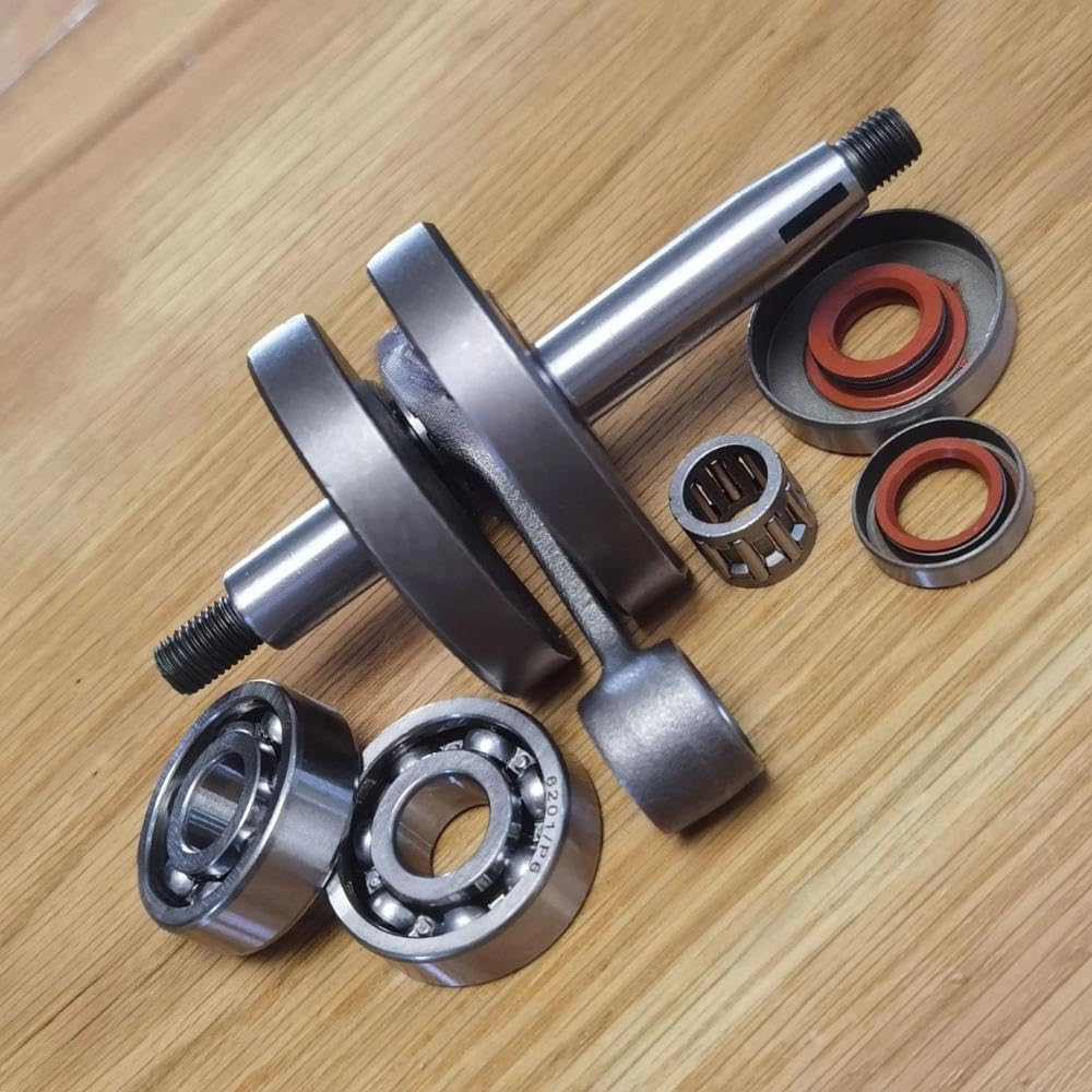 Cigüeñal FS220 con cojinete y retenes de Aceite, Compatible desbrozadoras FS180, FS280(Crankshaft Set)