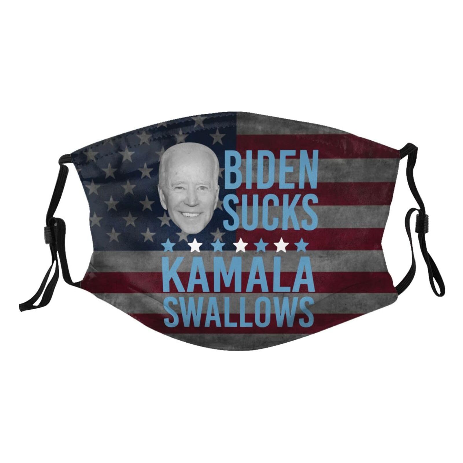 Biden Sucks Kamala Swallows Funny Joe Biden Kamala Harris Adult Dust Mask Adjustable Dust Face with 2 Filter799