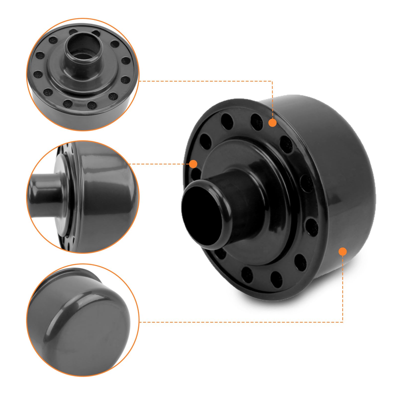 Amazon.com: Round Push in Breather with 1in Tube for 1/4in Hole in 