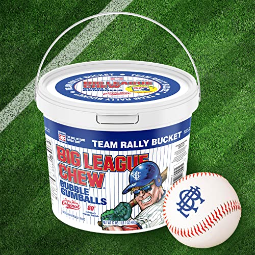 Big League Chew - Original Bubble Gum Flavor + 80Pcs Individually Wrapped Gumballs + For Games, Concessions, Picnics & Parties #TOP3