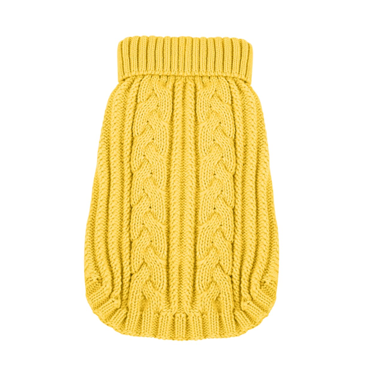 POPETPOP Lot De 3 Pulls pour Petits Chiens Vêtements Tendance en Tricot Jaune Taille XXS Confortables Et Robustes
