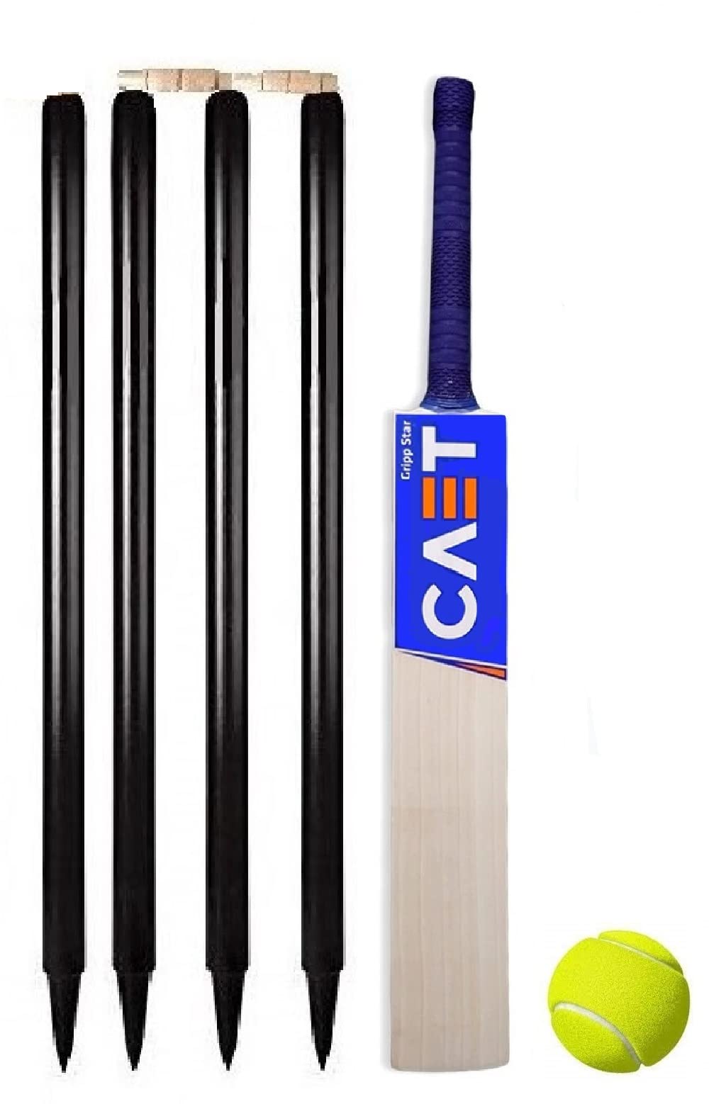 TT Wooden Cricket Kit for Tennis Ball Size 5 Combo(1 Bat, 4 Wickets, 2 Bails and 1 Ball) for Age Group 5 to 12 Years (B08RCL7VFS) Amazon Price History, Amazon Price Tracker