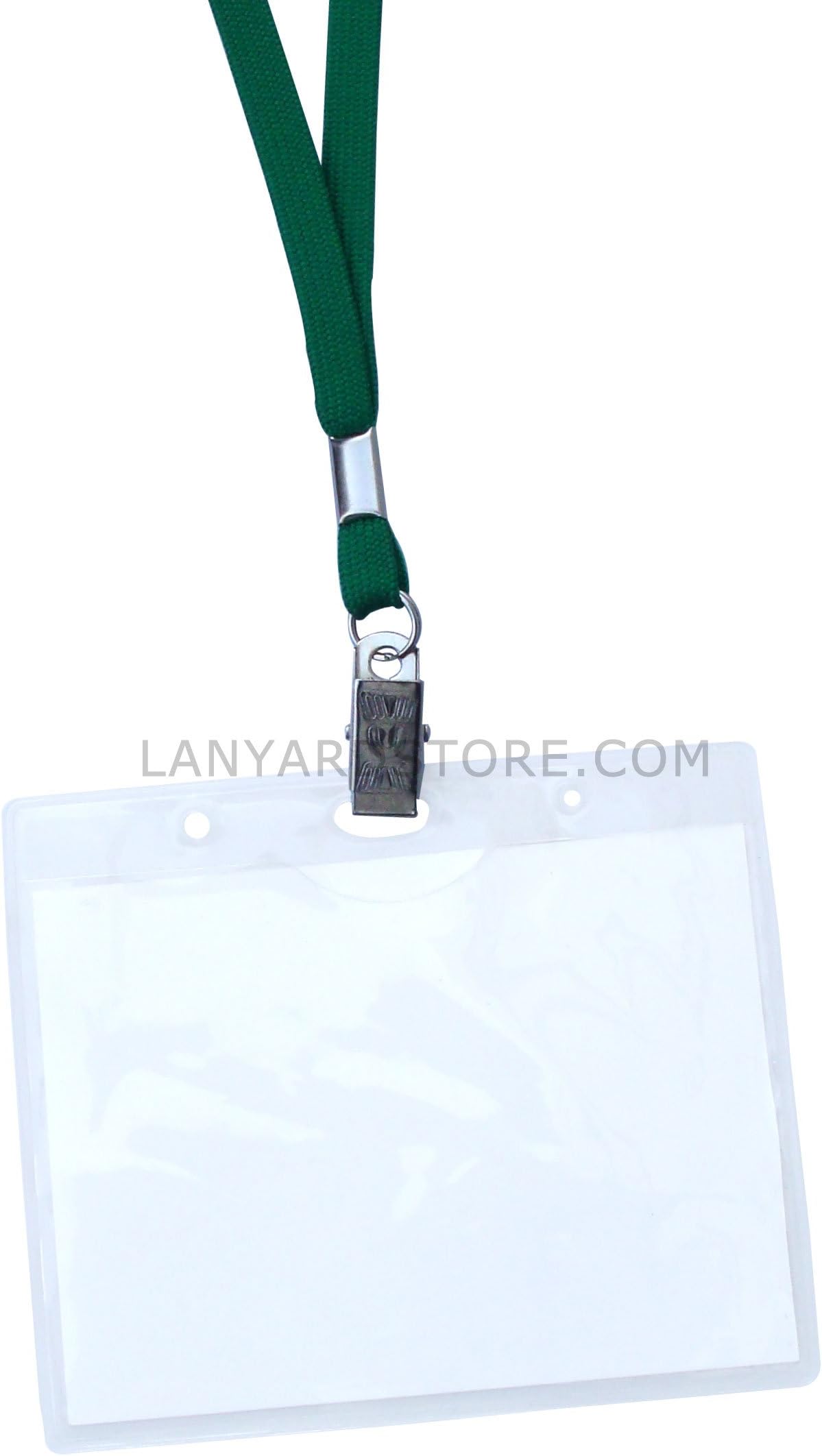 Badge Holders – Standard Clear 4.5 inch by 3.5 inch (Qty. 100)