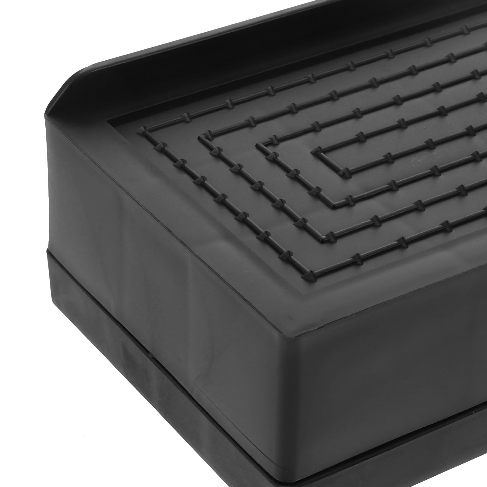 Elevadores de Cama Ajustables de Plástico y TPU Negro para Muebles Instalación Fácil y Uso Versátil, Paquete de 4 Piezas para Camas y Mesas en Apartamentos Pequeños