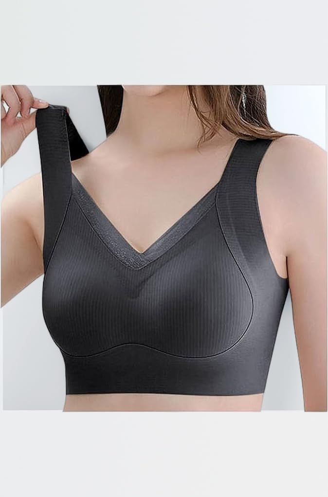 Women's Wireless Push-Up Bra | Soft Lightly Padded Full Coverage Bra | Longline High Support Sports Bra for Workout, Gym & Yoga | Everyday Bralette