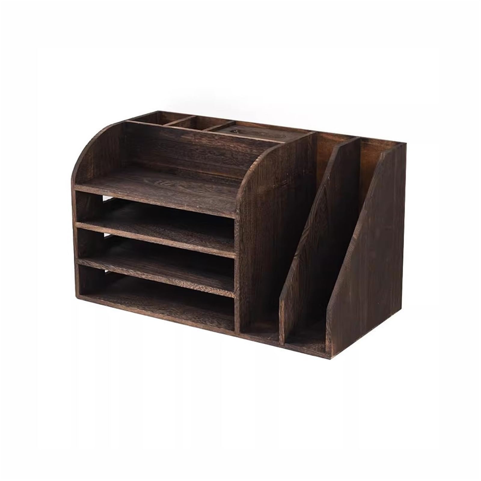 Shihan-2015 Bookcase Tabletop Wooden Bookshelf Home Multifunctional Open Countertop Organizer Rack Display Shelf