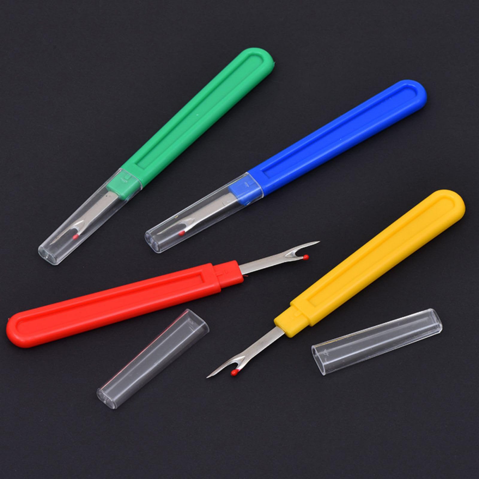 Sewing DIY Seam Ripper Assortment Thread Remover for Crafting Embroidery Removing Tools, 4Pcs
