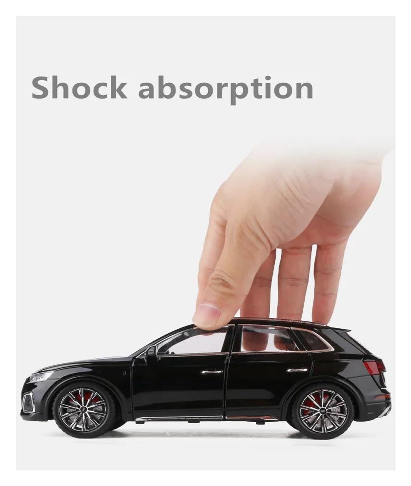 LIUHAN 1:24 per Audi Q5 SUV in lega pressofusa per auto in metallo da collezione(White)