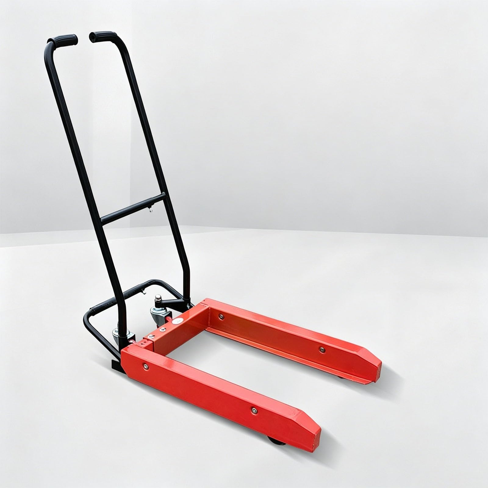 Transpaleta Manual, Capacidad de Carga de 220-550 Libras, con Ruedas de Poliuretano (PU) Que no Dejan Marcas y Rango de elevación de Horquillas de 0,27 a 1,65 Pulgadas(440lbs,100cm)