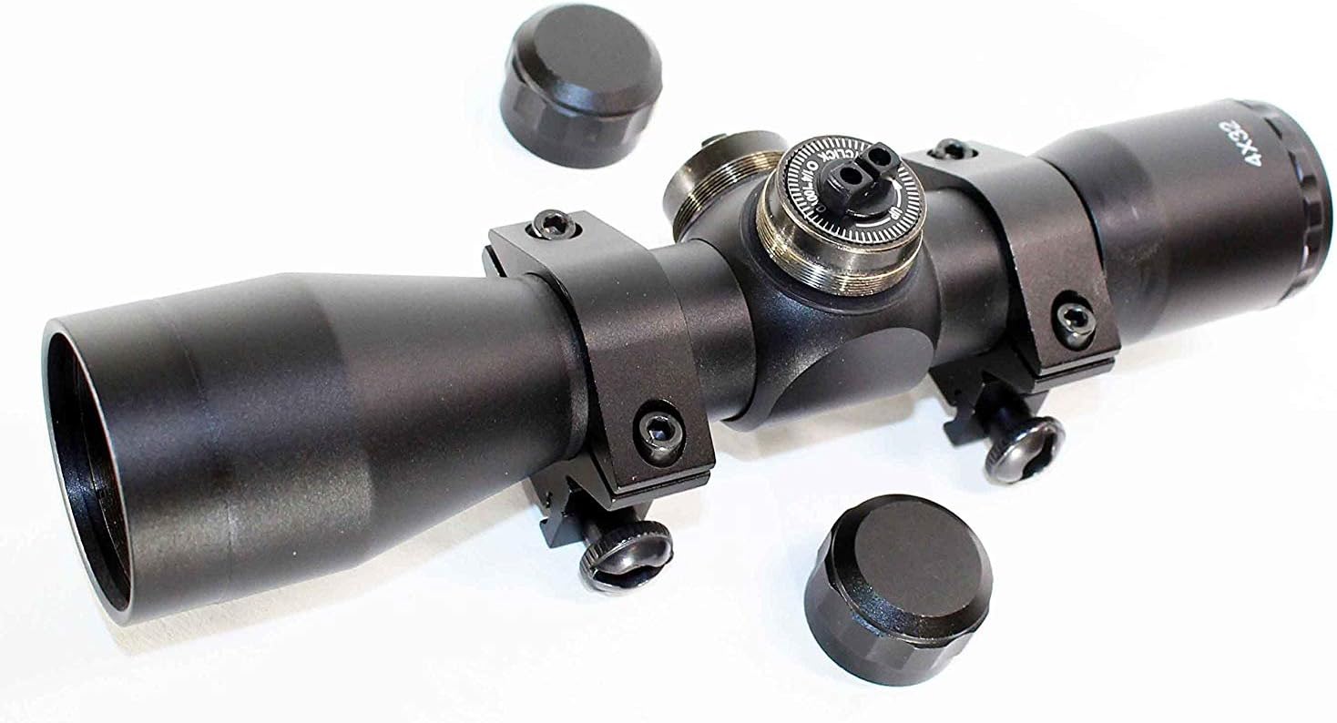 Trinity Tactical 4x32 Scope Aluminum Black Picatinny for tippmann TMC Paintball Marker.