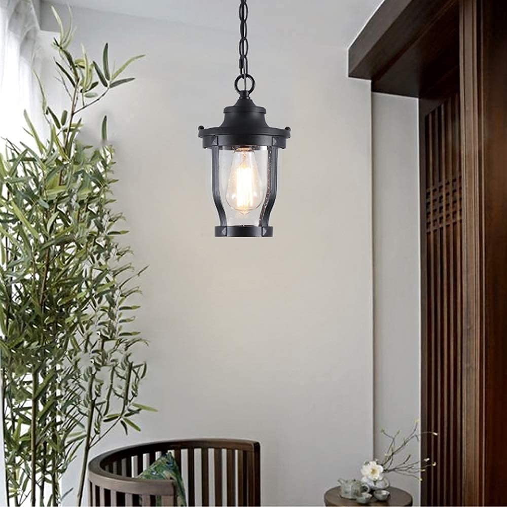 Applique murale rétro étanche IP65 avec douille E28 pour plafonnier et suspension d'extérieur