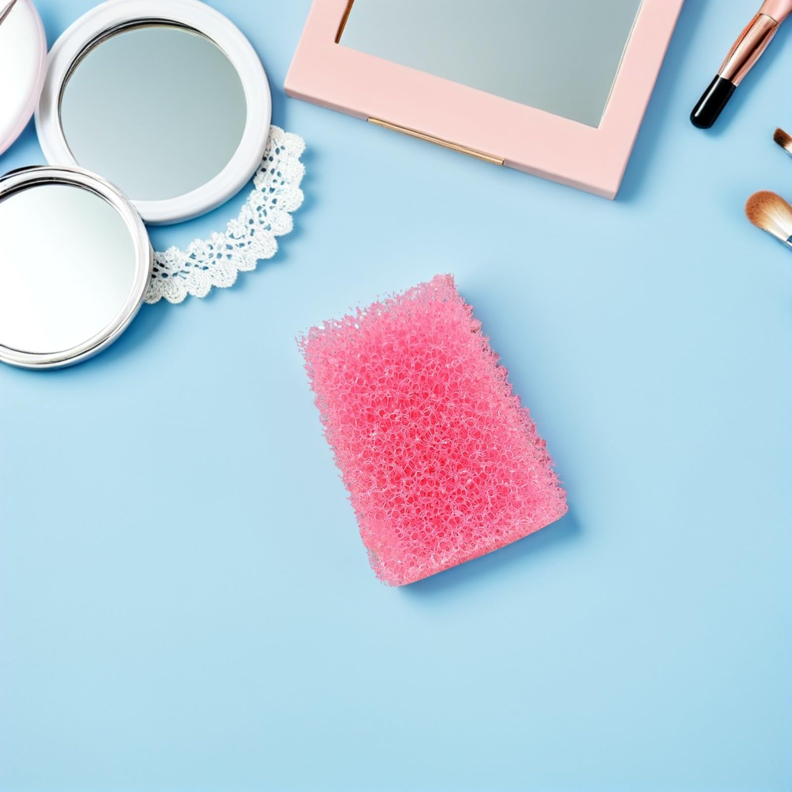Uonlytech 24 Piezas Esponja Especial para Maquillaje de Efectos, Rosa
