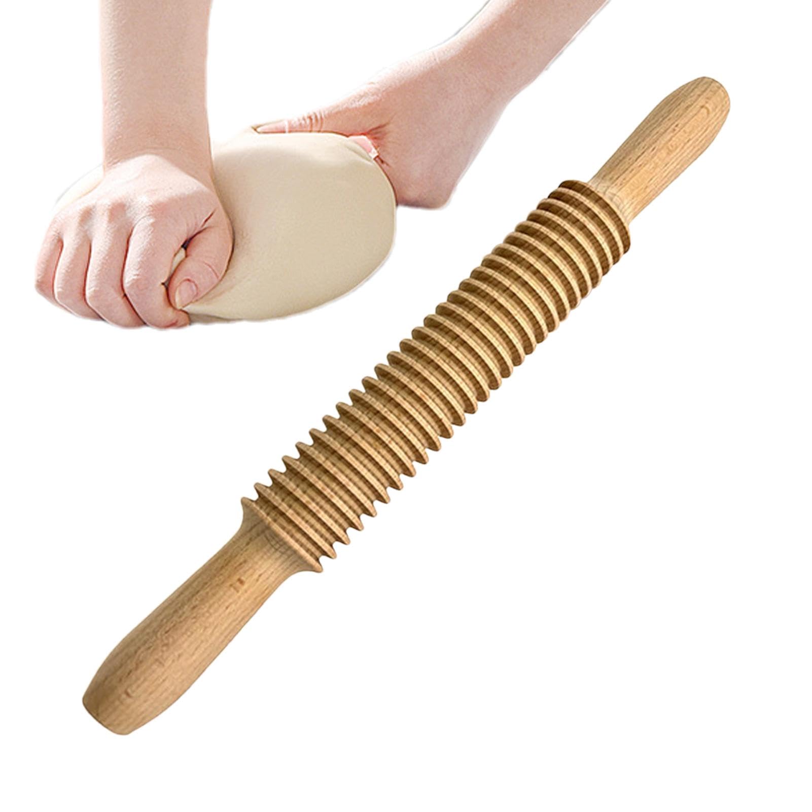Mattarello In Legno Massello Per Pasta, 60 Cm, Senza Vernice, Per Pizza, Biscotti E Ravioli