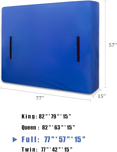 Miniatura 2 de Bolsa de colchón tamaño matrimonial para protector de almacenamiento en movimiento, funda de colchón impermeable reutilizable con 8 asas