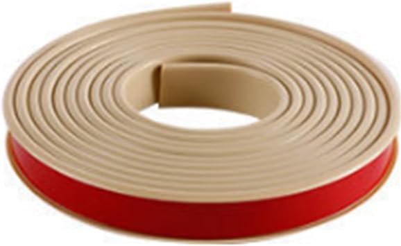 U Shape Edge Banding 5meters Self-Adhesive Edge Banding Tape Furniture Wood Board Cabinet Table Chair Protector Cover U-Shaped Seal StripBeige 20mm
