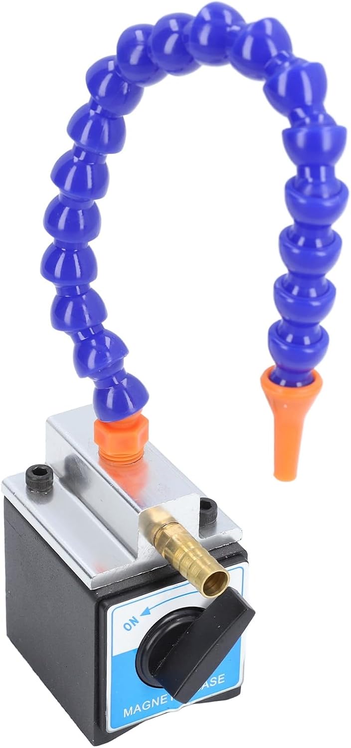 Magnetic Adjustable Coolant Hose with Magnetic Base for Machinery Processing, Oil Coolant Pipe Holder for Machine Calibration, Heat Magnetic Base Hose for Workpiece Measurement