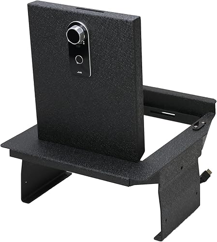 Caja fuerte para consola central caja de seguridad para consola WASAI Premium en el vehículo compatible con Ford F-150 2021-2024, Ford F-150