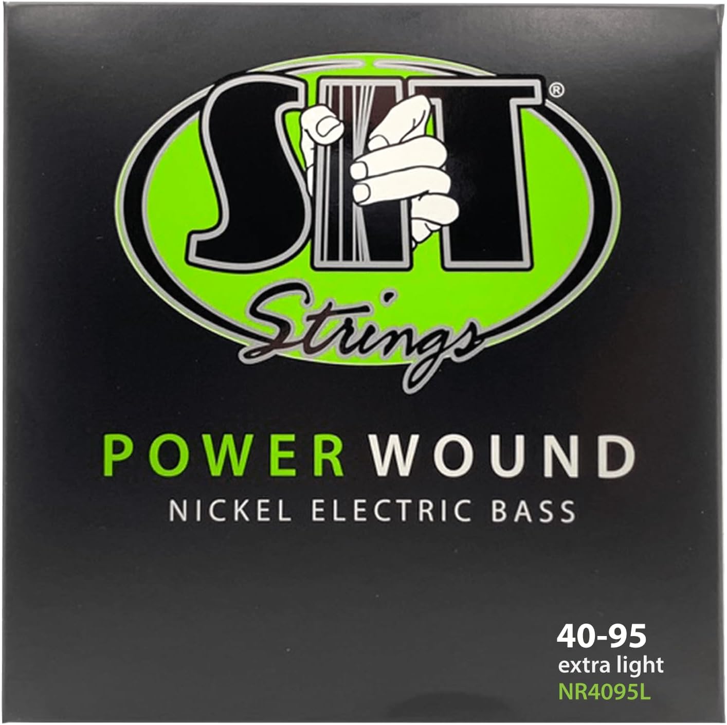 SIT Strings Power Wound Nickel Bass Guitar Strings (S.I.T.), 5-String Bass Light 45-125, NR545125L