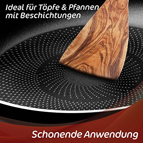 Kochlöffel Set aus Olivenholz von 4smile, 3-teilig