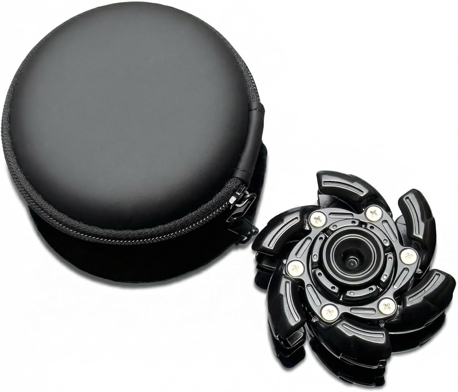 Precision Machined Metal Fidget Spinner for Adults - High-End EDC Fidget & Cool Desk Toy with Silent Spin. Unique Solid Metal Construction for Ultimate Stress Relief, Focus & Fidget Control.