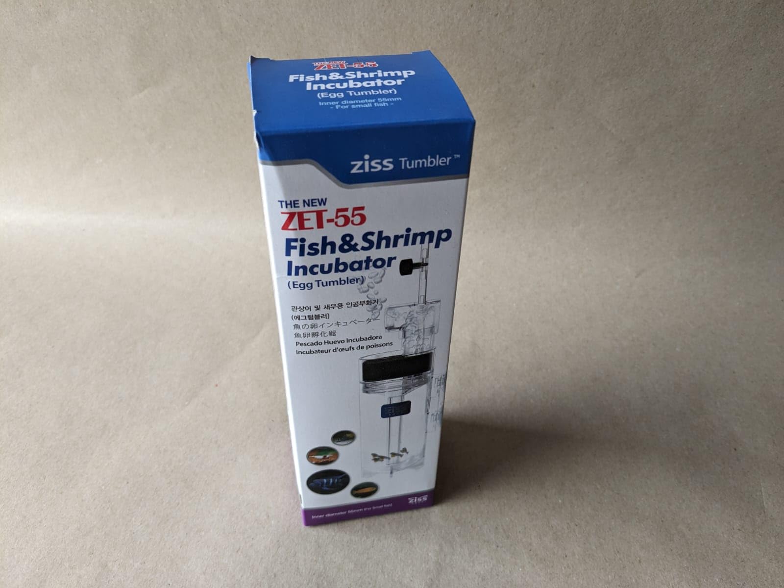 Ziss Fish & Shrimp Fry Breeding Incubator - Egg Tumbler - ZET-E55 / ZET-55 / ZET-65 / ZET-80 (ZET-E55)