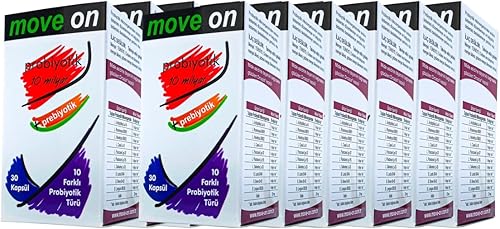 MoveOn Probiótico 10 mil millones + prebiótico 30 cápsulas (10)