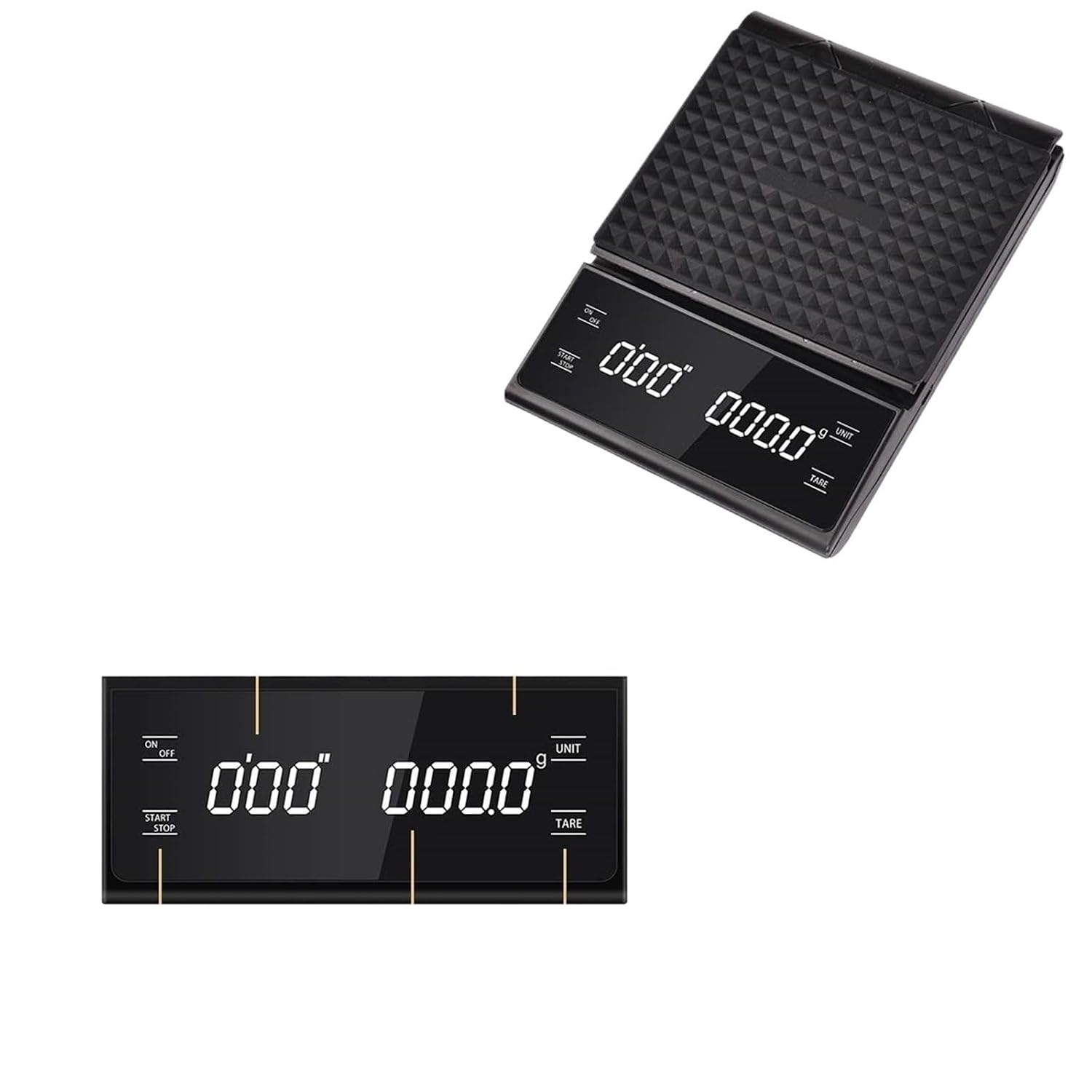 Electronic Scale, 3kg/0.1g Digital Kitchen Weight Grams Electronic Balance High Precision Coffee Scale Portable with Timer Food Espresso,for Meal Prep, Baking and Cooking(Black)