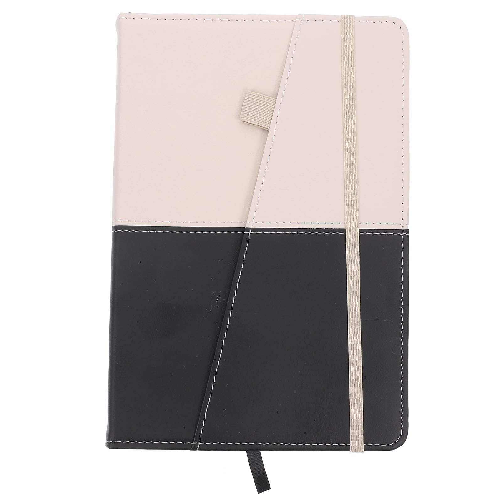 Uonlytech Libreta de Direcciones A5 Portátil, Organizador Telefónico Etiquetas Alfabéticas, Cuaderno Resistente de Pu y Negro, Agenda para Números de Teléfono y Direcciones en Casa
