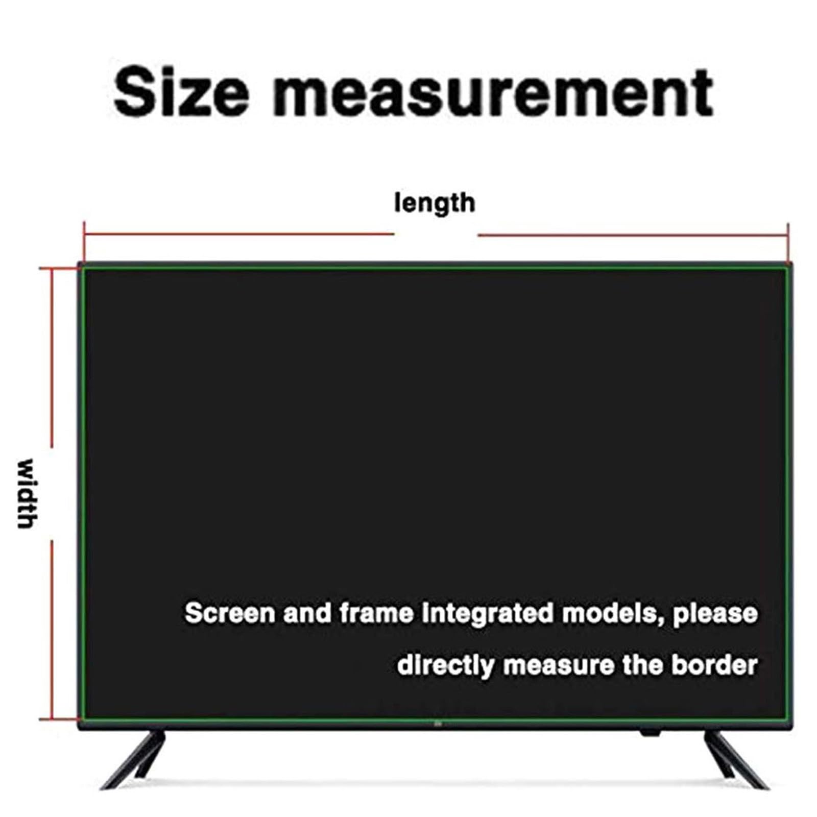 48-58 Zoll TV-Displayschutzfolie, Filter, der UV- und blaues Licht von Filterfolie blockiert, TV-Displayschutzfolie ohne Blase, kratzfester Verletzungsfilm,48in