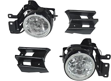 Car Fog Light,For Mitsubishi Montero Pajero Sport 00-06 Fog Covers Daytime Running Lights Car Front Bumper Fog Lamp,A/Left