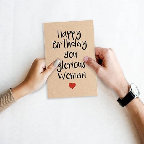 Miniatura 5 de Ziwenhu Hermosa tarjeta de cumpleaños para mujeres, mujeres, ella, fabulosa tarjeta de cumpleaños para esposa, regalo para marido, divertida tarjeta