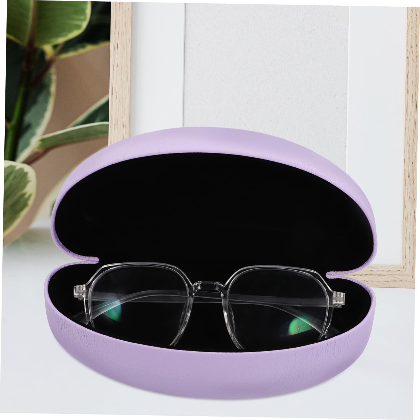 Ipetboom Custodia Per Occhiali Da Sole Conchiglia Custodia Rigida Per Occhiali Custodia Per Gli Occhiali Viaggio Organizzatore Astuccio Multiplo Donna Difficile Sottile Pu